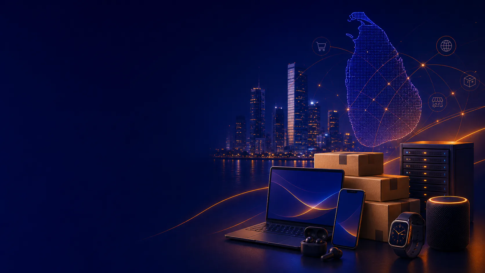 Technology, ecommerce products and connected services across Sri Lanka